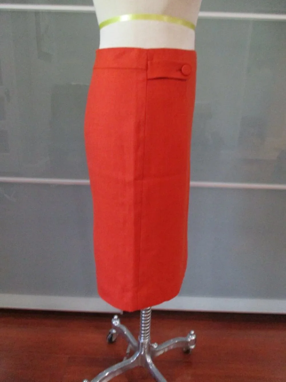 J. Crew Blue Label 100% Wool Pencil Skirt Burnt Orange